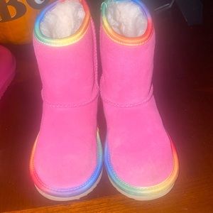 Kids UGG boot- rainbow